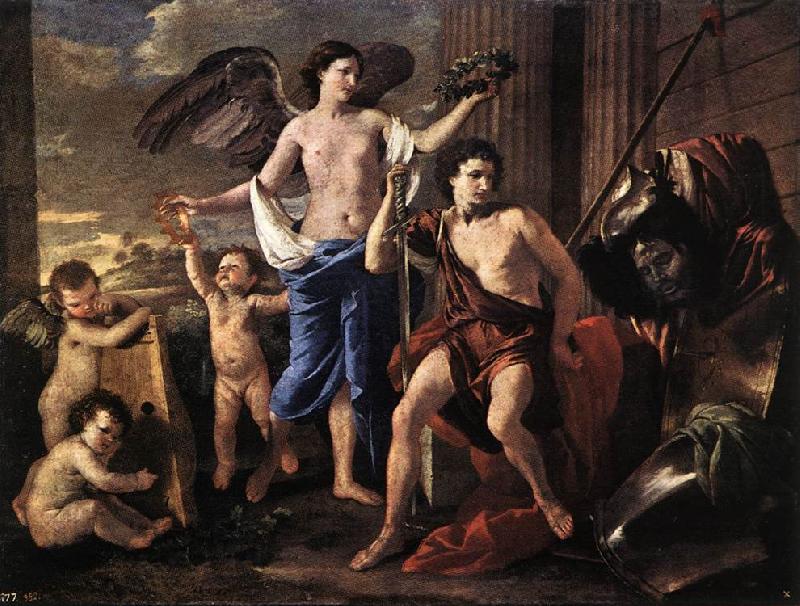 Nicolas Poussin Victorious David 1627 Oil on canvas oil painting image